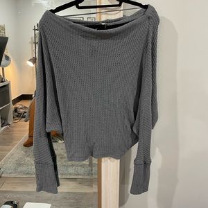 Free people dark gray sweater size medium